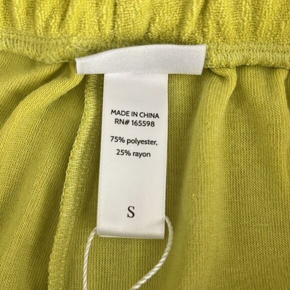 NWT Andie Swim The lbo Terry Cover-Up Pants in Honeysuckle Size S - Picture 5 of 9